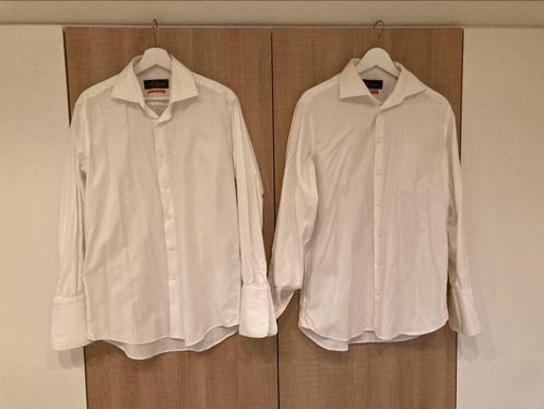 2 witte hemden trouwkostuum, Vêtements | Hommes, Chemises, Enlèvement