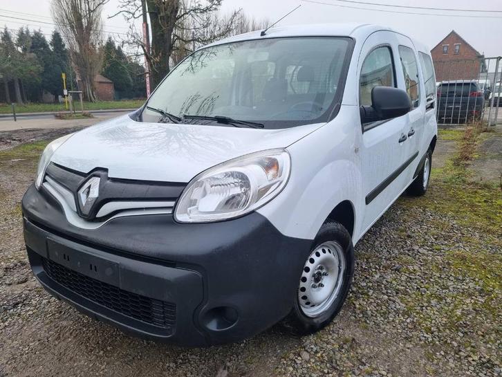 Renault Kangoo 2018 double cabine 136629km 1.5dci 90cv EU6, Auto's, Renault, Bedrijf, Te koop, Kangoo, ABS, Airbags, Alarm, Bluetooth
