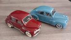 Oude auto's Peugeot 203 en Renault 4 cv 1/18 (1lot ), Enlèvement ou Envoi, Utilisé, Voiture, Solido