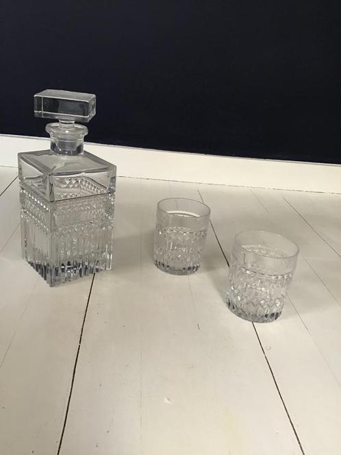 Carafe style Whisky + 6 verres, Verzamelen, Glas en Drinkglazen, Zo goed als nieuw, Overige typen, Ophalen