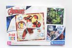 3 x Puzzel Avengers Iron Man Hulk Thor - Marvel - Clementoni, Hobby en Vrije tijd, Ophalen of Verzenden, Minder dan 500 stukjes