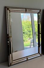 Spiegel met meerdere facetten en messing guirlandes., Huis en Inrichting, Woonaccessoires | Spiegels, Ophalen, 100 tot 150 cm