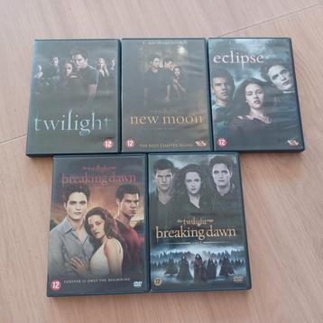 Twilight 5 dvd´s beschikbaar voor biedingen