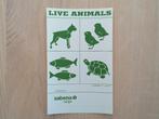 Sabena Sticker #002 Live Animals Contents Sabena Cargo 10x16, Verzamelen, Ophalen of Verzenden, Nieuw, Dier en Natuur