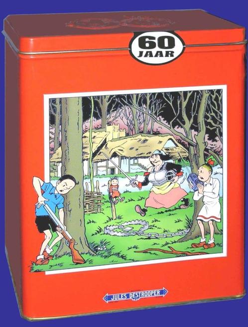 SUSKE & WISKE doos en popje, Verzamelen, Stripfiguren, Zo goed als nieuw, Gebruiksvoorwerp, Suske en Wiske, Ophalen of Verzenden