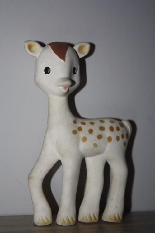Oude piepfiguur , giraffe , merk Vulli , 15 cm hoog, Collections, Rétro, Autres types, Enlèvement ou Envoi