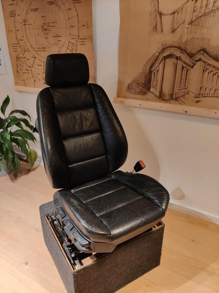 Vintage BMW autostoel, Huis en Inrichting, Bureaustoelen, Zo goed als nieuw, Bureaustoel, Ophalen