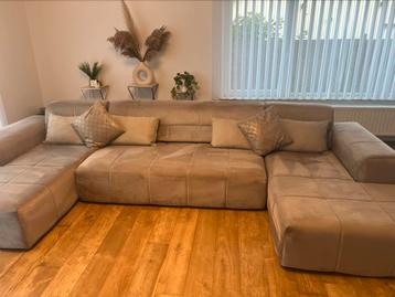 Taupe bank (vlekbestendig) 390x170 beschikbaar voor biedingen