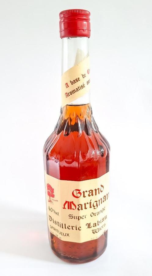 vintage fles Grand Marignan Super Orange (ongeopend), Verzamelen, Wijnen, Nieuw, Overige typen, Overige gebieden, Vol, Ophalen of Verzenden