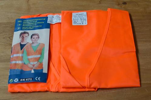2 FLUO REFLECT VEILIGHEIDSVESTJES / 1 x XL/1 x L/PER STUK TK, Fietsen en Brommers, Fietsaccessoires | Fietskleding, Nieuw, L, Ophalen of Verzenden