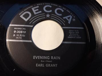 Earl Grant ‎– Evening Rain / Evening Rain '7 beschikbaar voor biedingen