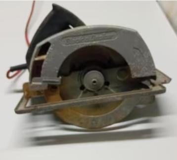  Black & Decker 1020W 3700 rpm 32mm cirkelzaag, werkt! beschikbaar voor biedingen