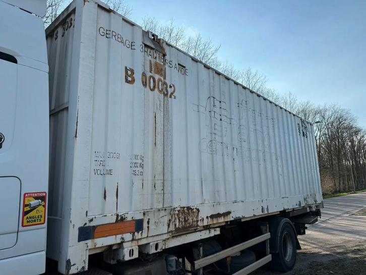 Iseco Wisselbak 7,80 meter (46 kubik ) (bj 2000), Zakelijke goederen, Machines en Bouw | Keten en Containers