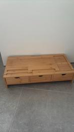 rehausseur de bureau en bambou avec 3 tiroirs, Ophalen