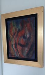 Peinture huile sur panneau avec signature., Antiquités & Art, Art | Peinture | Classique, Enlèvement ou Envoi