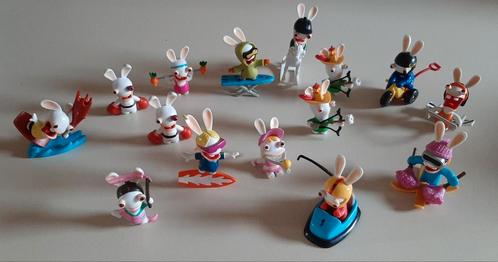 15x grappige Raving rabbids figuren die sport beoefenen, Kinderen en Baby's, Speelgoed | Actiefiguren, Zo goed als nieuw, Ophalen of Verzenden