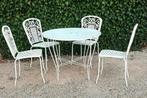 Set de jardin en fer forgé, Jardin & Terrasse, Tables de jardin, Synthétique, Enlèvement ou Envoi