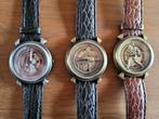 3 x horloges met muziekinstumenten, Handtassen en Accessoires, Horloges | Antiek, Overige merken, Met bandje, Polshorloge, Ophalen