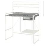 Meuble kitchenette Ikea, Ophalen, Zo goed als nieuw, Wit