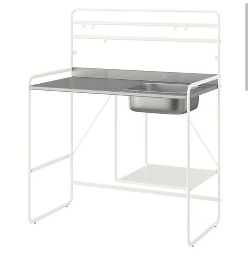 Meuble kitchenette Ikea, Huis en Inrichting, Keuken | Keukenelementen, Zo goed als nieuw, Wit, Ophalen