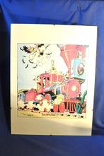 reproduction page bd lucky luke album 9 (6), Collections, Enlèvement ou Envoi, Autres personnages, Utilisé, Image, Affiche ou Autocollant