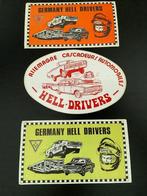 VINTAGE STICKERS GERMANY HELL DRIVERS., Ophalen, Zo goed als nieuw