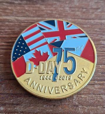 Herdenkings munt D-Day. 1944 - 2011 beschikbaar voor biedingen