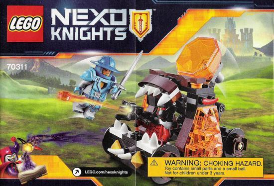 LEGO Nexo Knights 70311 Chaos Catapult Top!, Kinderen en Baby's, Speelgoed | Duplo en Lego, Zo goed als nieuw, Lego, Complete set