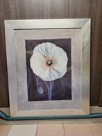 Zilverkleurige fotokader met foto van bloem, Enlèvement