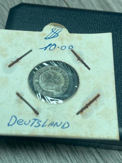 1/2 Thaler 1867 – König von Preussen zilveren munt Duitsland, Postzegels en Munten, Munten | Europa | Niet-Euromunten, Duitsland