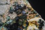 LIBETHENIET kristallen op matrix uit Katanga, D.R.Congo., Ophalen of Verzenden, Mineraal