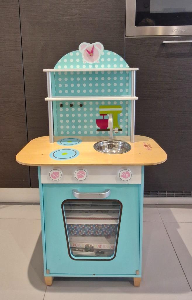 Cuisine dinette en bois, Kinderen en Baby's, Speelgoed | Speelkeukens, Gebruikt, Speelkeuken, Hout, Ophalen
