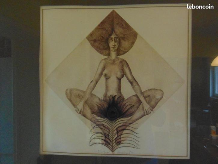 Lithografie van Willy Bosschem, Antiek en Kunst, Kunst | Litho's en Zeefdrukken, Ophalen of Verzenden