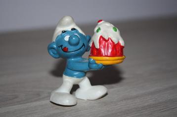 Taartsmurf , schleich 1978 Peyo , goede staat beschikbaar voor biedingen