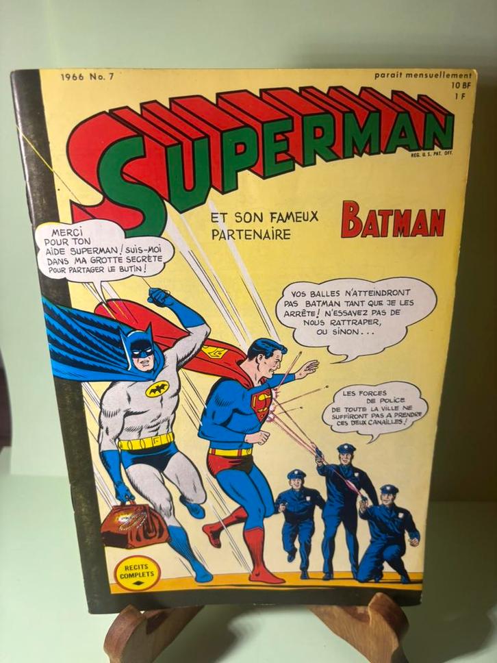 Superman, Batman, numéro 7, 1966, Livres, BD | Comics, Utilisé, Comics, Autres régions, Enlèvement ou Envoi