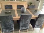 Tafel met blauwsteen, Ophalen, Gebruikt, 200 cm of meer, 50 tot 100 cm