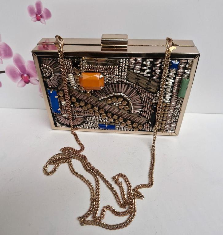 💖 Prachtige Zara Clutch Handtas, Handtassen en Accessoires, Overige Accessoires, Zo goed als nieuw, Ophalen of Verzenden