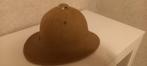 ANCIEN CASQUE COLONIAL, Ophalen of Verzenden, Landmacht, Helm of Baret