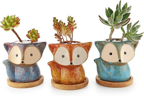 Set van 3 keramische bloempotten GRATIS LEVERING, Tuin en Terras, Bloempotten, Nieuw, Overige materialen, Binnen, Balkon, Tuin