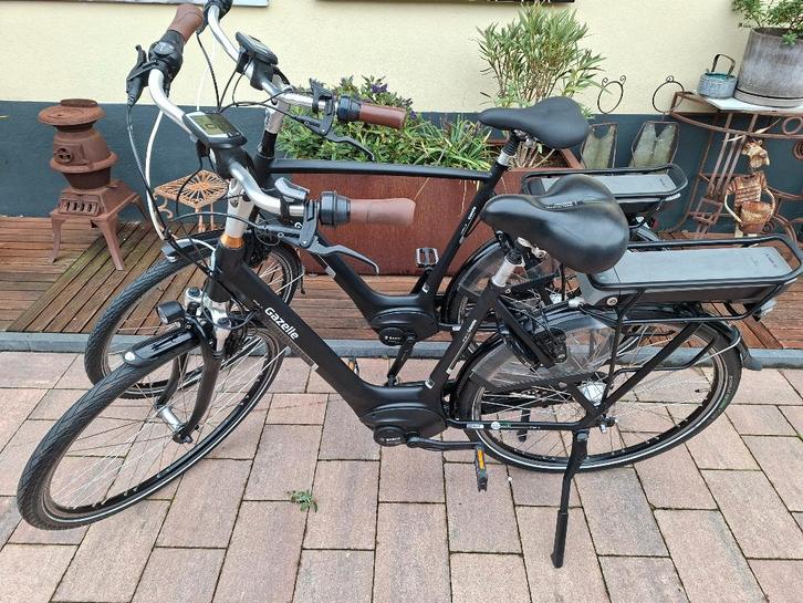 Set in nieuw staat gazelle's met bosch midden motor, Vélos & Vélomoteurs, Vélos électriques, Utilisé, Gazelle, 51 à 55 cm, Enlèvement