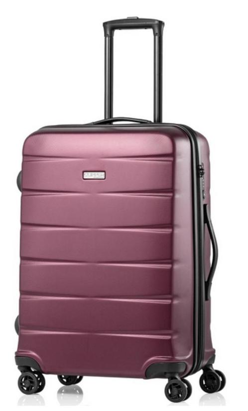 NIEUWE valies / trolley -bordeaux -hoogte 66 cm - cijferslot, Bijoux, Sacs & Beauté, Valises, Neuf, Clé, Poignée extensible, Roulettes