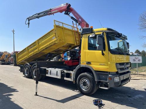 Mercedes-Benz ACTROS 2636 6x4 TIPPER + CRANE HMF 2020 K2 (RA, Auto's, Vrachtwagens, Bedrijf, Te koop, Mercedes-Benz, Diesel, Euro 5