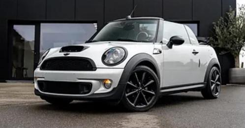 Mini Cooper S cabrio automaat 163pk in nieuwstaat, Auto's, Mini, Particulier, Cabrio, Automaat, Zwart, Leder, Ophalen