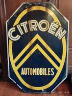 plaque émaillée Citroën automobiles, Verzamelen, Merken en Reclamevoorwerpen, Ophalen, Gebruikt