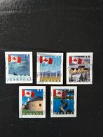 Canada, landschappen met Canadese vlag, 2005, Postzegels en Munten, Ophalen of Verzenden, Gestempeld
