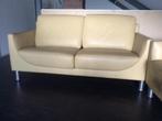 Sofa, 150 tot 200 cm, Rechte bank, Leer, Vintage