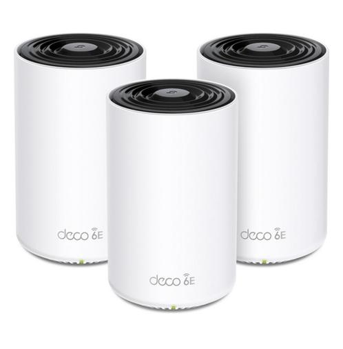 TP-Link Deco XE75 3-pack - WiFi 6E Mesh Systeem, Computers en Software, WiFi-versterkers, Zo goed als nieuw, Ophalen of Verzenden