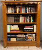 Massief houten boekenkast, Huis en Inrichting, Kasten | Boekenkasten, Gebruikt, Ophalen