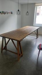 Eettafel, Huis en Inrichting, Tafels | Eettafels, Ophalen, Eikenhout, 200 cm of meer, 50 tot 100 cm