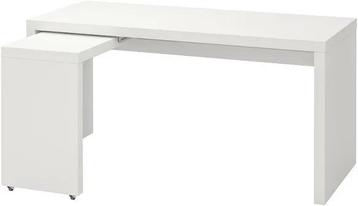 Bureau ikea wit, Huis en Inrichting, Bureaus, Ophalen, Bureau